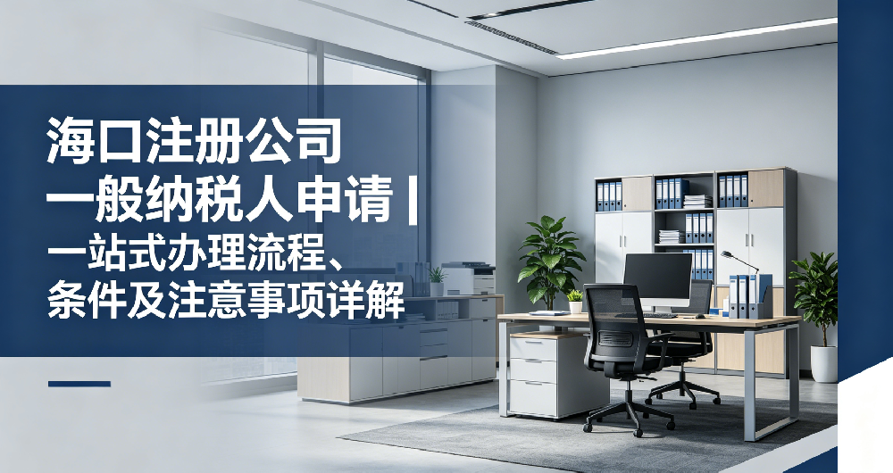 海口注册公司一般纳税人申请|一站式办理流程、条件及注意事项详解