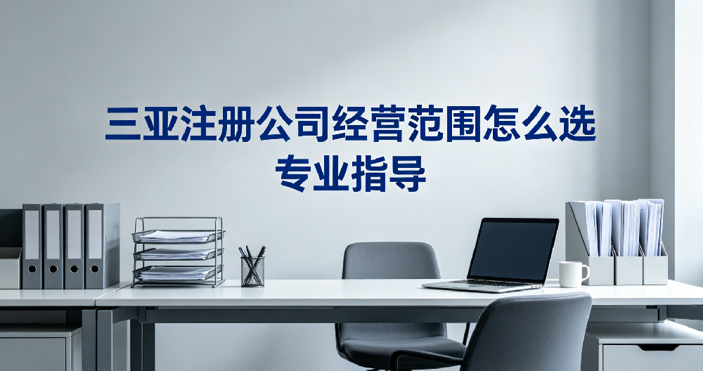 三亚注册公司经营范围怎么选 专业指导